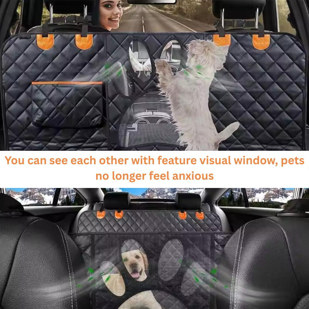Bark&Ride - Hammock 600D Heavy Duty Dog Car Seat Protector