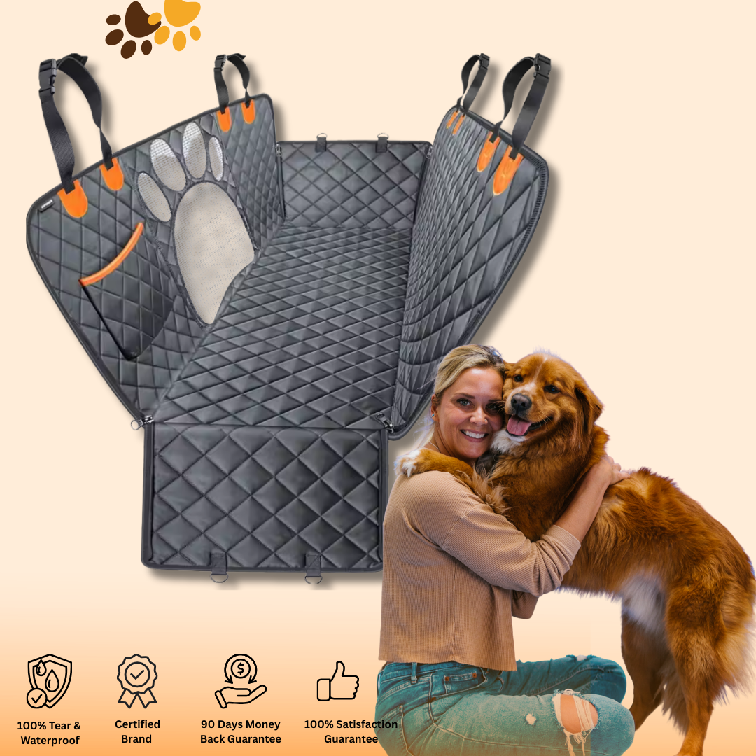 Bark&Ride - Hammock 600D Heavy Duty Dog Car Seat Protector