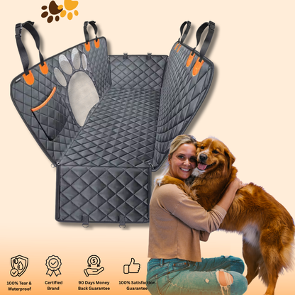 Bark&Ride - Hammock 600D Heavy Duty Dog Car Seat Protector