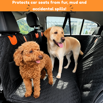 Bark&Ride 2.0™ - Hard Bottom Dog Car Seat Protector
