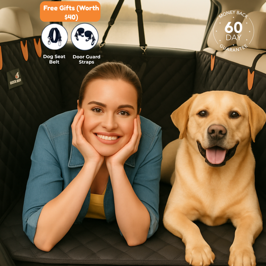 Bark&Ride 2.0™ - Hard Bottom Dog Car Seat Protector