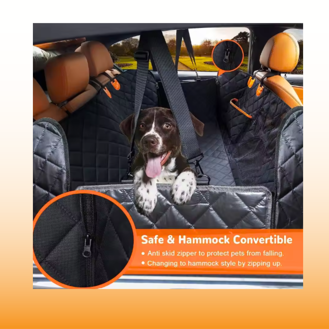 Bark&Ride - Hammock 600D Heavy Duty Dog Car Seat Protector
