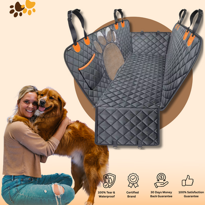 Bark&Ride - Hammock 600D Heavy Duty Dog Car Seat Protector